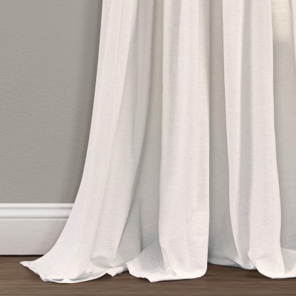 Navy and White Blackout Curtains - Image 2
