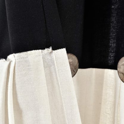 Navy and White Blackout Curtains - Image 4