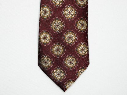 Men's Red Medal Tie - Image 3