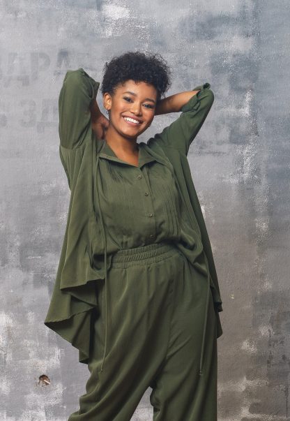 New Khaki Women's Oversized Shirt