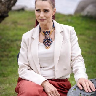 Unique patterned ties for women