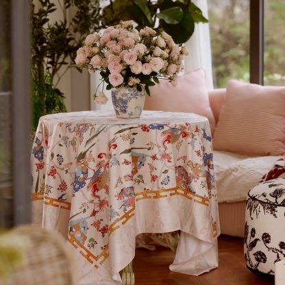 Oriental style colorful tablecloth - Image 2