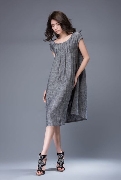Oversized grey corset dress - Image 7