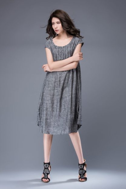 Oversized grey corset dress - Image 5