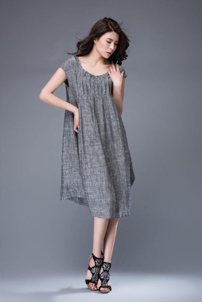 Oversized grey corset dress - Image 4