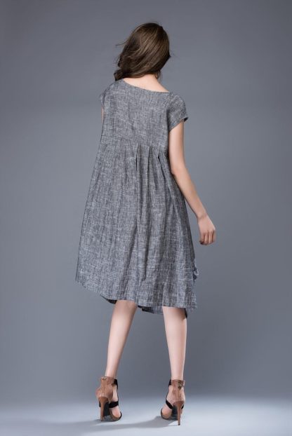 Oversized grey corset dress - Image 3