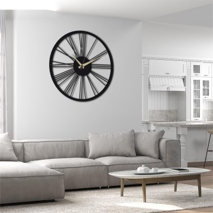 Oversized wall clock with numbers - Image 2