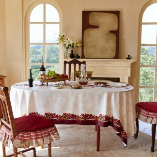 Personalized Farmhouse Style Pomegranate Tablecloth