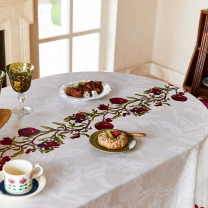 Personalized Farmhouse Style Pomegranate Tablecloth - Image 5