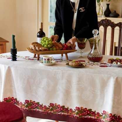 Personalized Farmhouse Style Pomegranate Tablecloth - Image 6