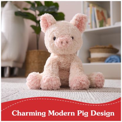 Pink plush pig toy - Image 2