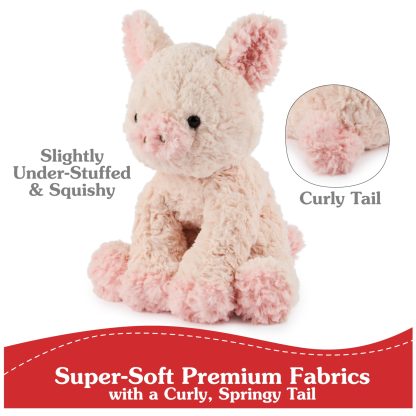 Pink plush pig toy - Image 4