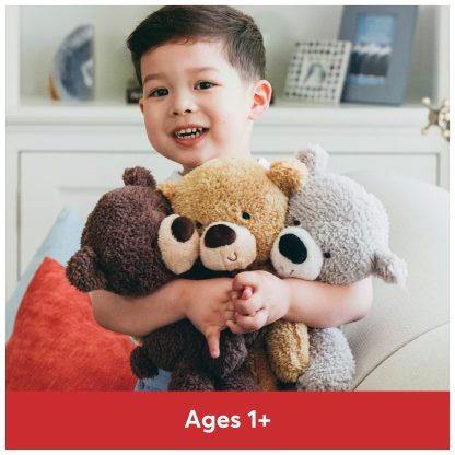 Plush grey teddy bear - Image 4