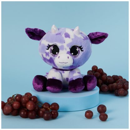 Purple cute cow plush toy - Image 5