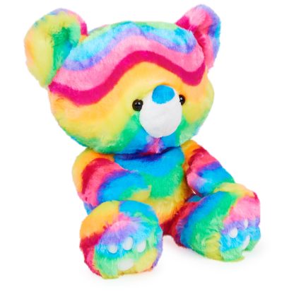 Rainbow colored teddy bear high quality plush toy - Image 2