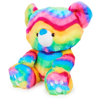 Rainbow colored teddy bear high quality plush toy - Image 3