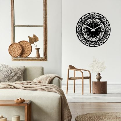 Retro style metal wall clock - Image 2