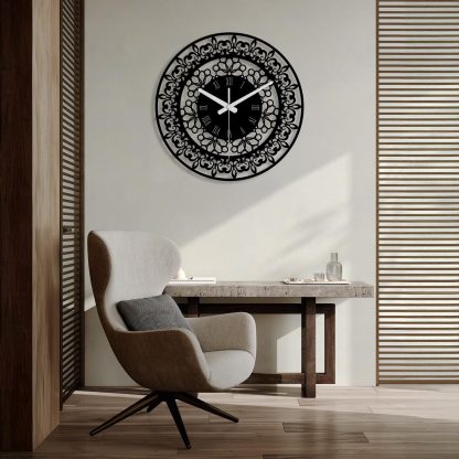 Retro style metal wall clock - Image 4