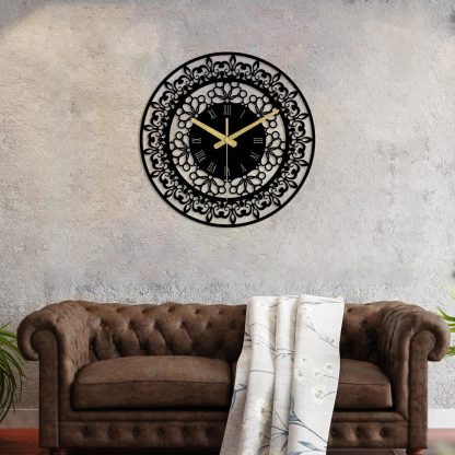 Retro style metal wall clock - Image 3