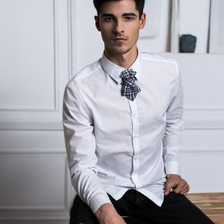 Mens Luxury Blue Striped Tie