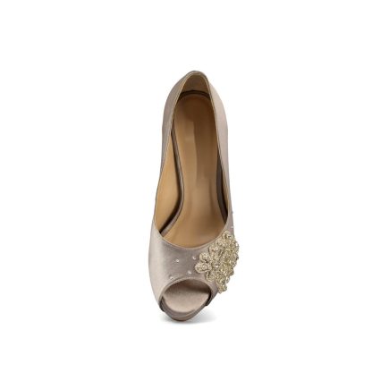 Silver wedding high heels - Image 3
