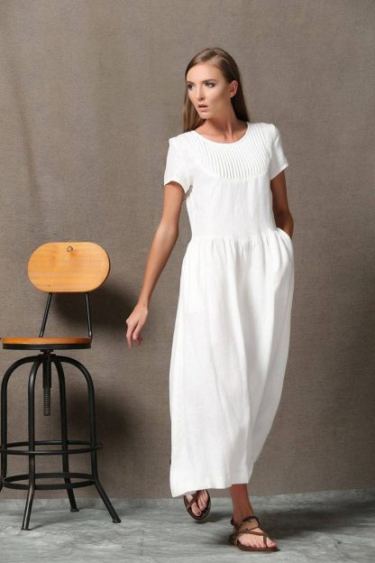 Simple women's casual dress - Image 2
