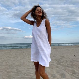 Sleeveless Simple Mini Dress