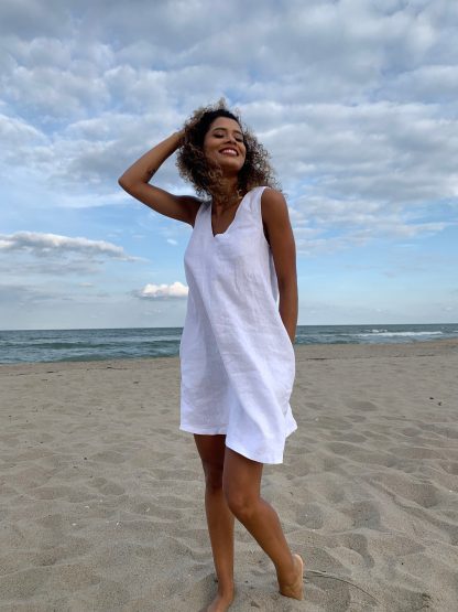 Sleeveless Simple Mini Dress