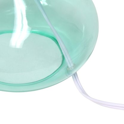 Small Glass Raindrop Bedside Table Lamp - Image 6