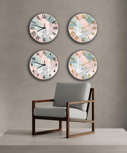 Soft geometric wall clock - Image 5