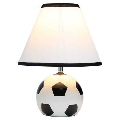 Sports Football Ceramic Bedside Table Lamp