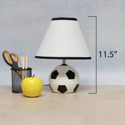 Sports Football Ceramic Bedside Table Lamp - Image 3