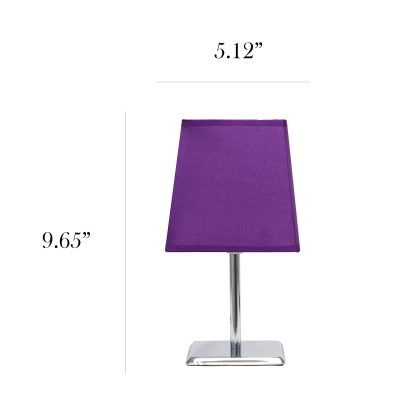 Square Empire Fabric Shade Table Lamp - Image 2