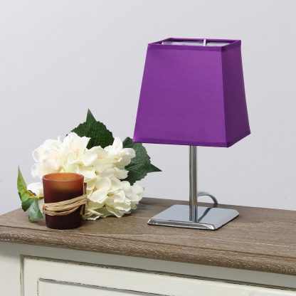 Square Empire Fabric Shade Table Lamp - Image 3