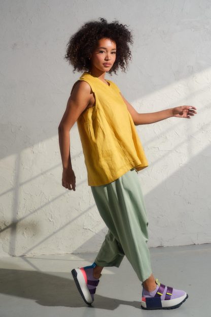 Summer Boho Linen Blouse - Image 2