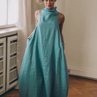 Summer Edgy Teal Dress