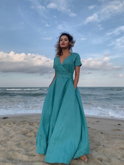 Summer ladies elegant long skirt - Image 3