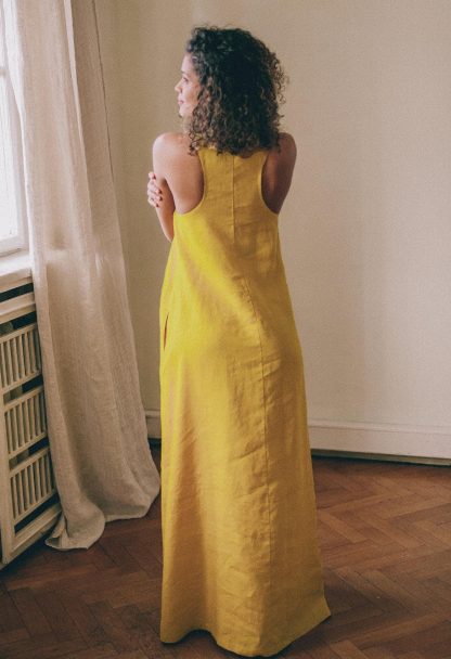 Summer mustard dress - Image 6