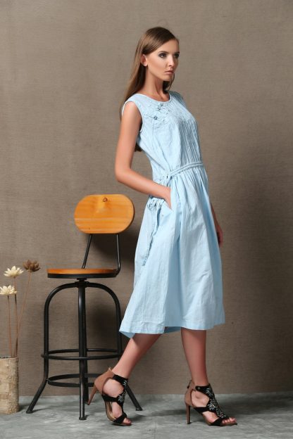 Summer sleeveless casual dress - Image 5