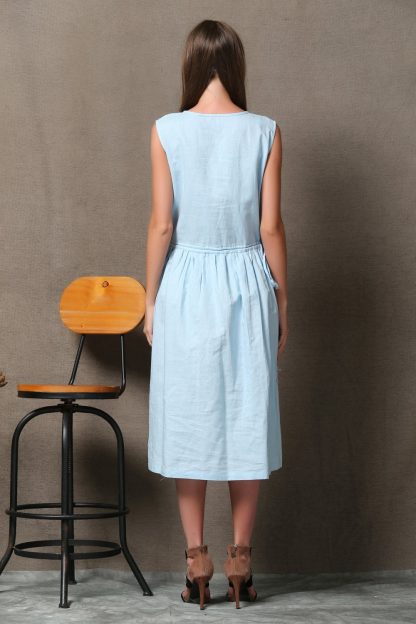 Summer sleeveless casual dress - Image 4