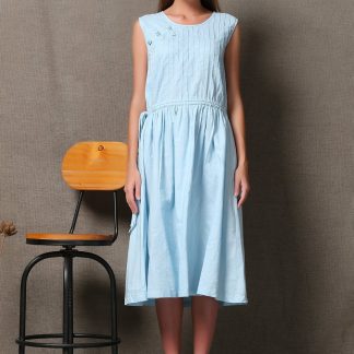 Summer sleeveless casual dress