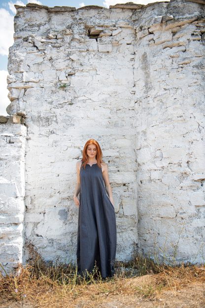 Summer women's sleeveless long dress - Image 2