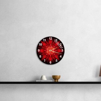 Swirl pattern wall clock