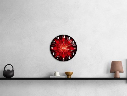 Swirl pattern wall clock