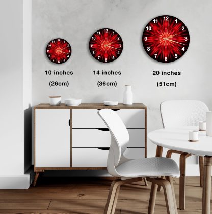 Swirl pattern wall clock - Image 4