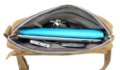 Everyday Office Leather Shoulder Bag - Image 3