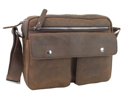 Everyday Office Leather Shoulder Bag
