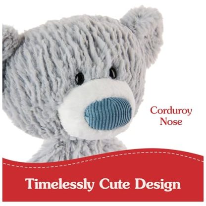Teddy Bear Plush Gray Toy - Image 4