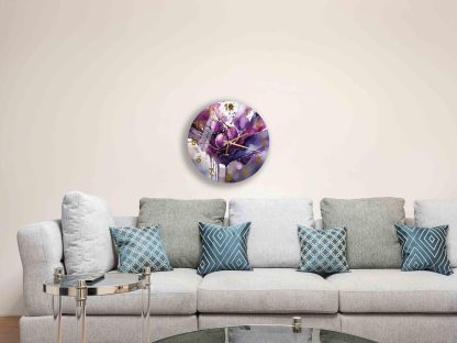 Tempered glass wall clock - Image 3