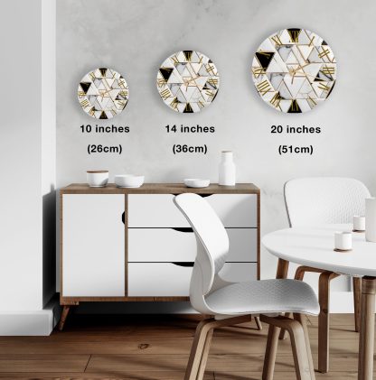 Tempered glass wall clock - Image 3